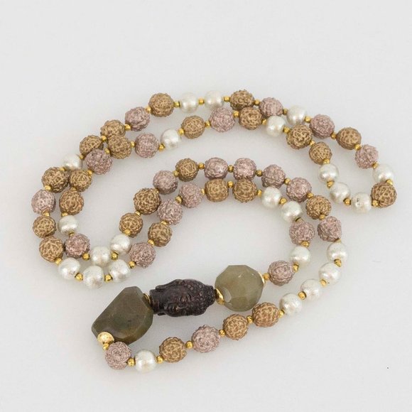 Necklace Budha with Rudraksha beads - Picture 2 of 4